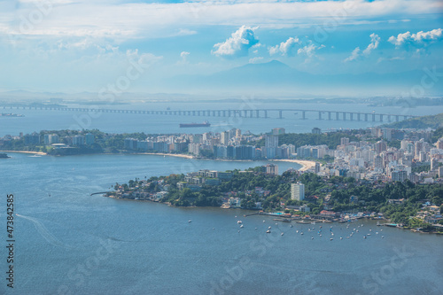 View of Niteroi and Rio-Niteroi Bridge from a belvedere at Parque da Cidade - Niteroi, Rio de Janeiro © Bernard Barroso