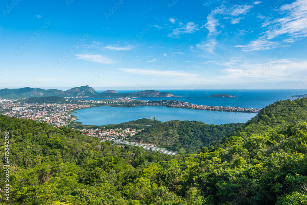 View of the oceanic region of Niteroi - Niteroi, Rio de Janeiro, Brazil