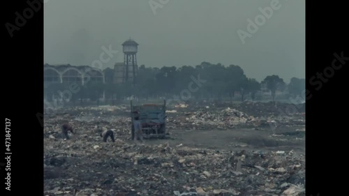Historical Footage of A Landfill Site in Buenos Aires Province, Argentina. Circa November 1969.   photo