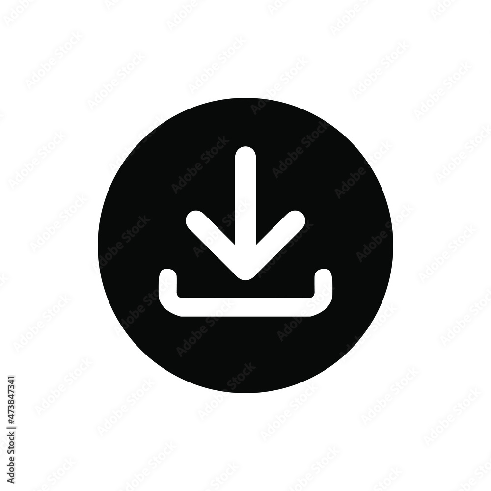 Download Icon. Download icon in trendy flat style. Download icon image, Download icon illustration isolated on white background Download Icon. Download icon in trendy flat style. Download icon image, Download icon illustration isolated on white background