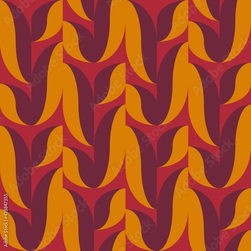 Fotografi Simple abstract seamless pattern - accent for any surfaces.