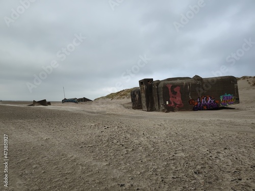 Bunker am Strand von Blavands Huk photo