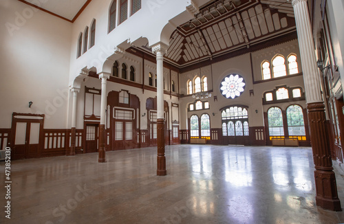 Istanbul, Turkey-September 12, 2021: Photos from the famous Sirkeci Train station in Istanbul. photo