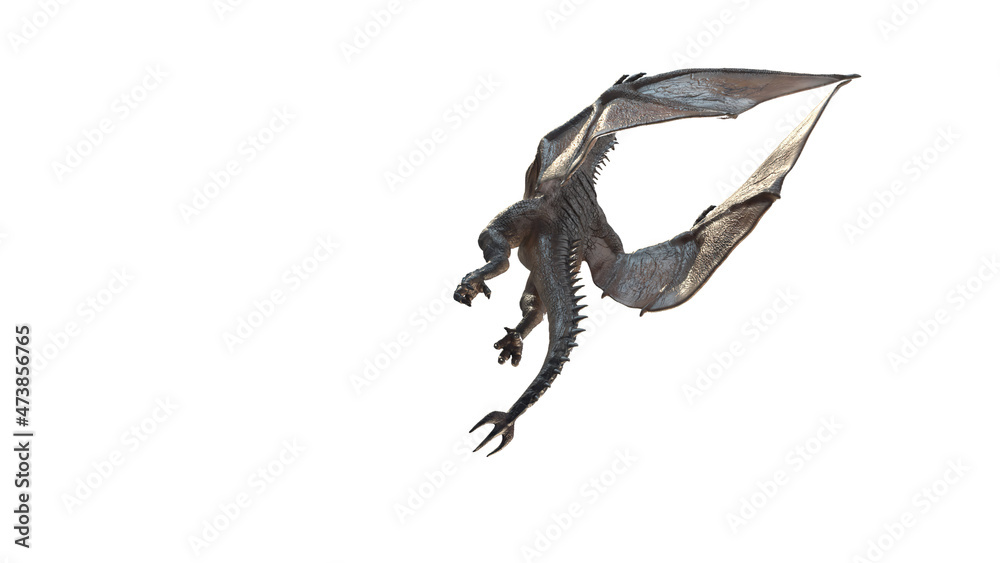 Wyvern Rex Slow Fly Animation Cinematic video, 3d rendering Wyvern Rex Slow Fly Animation Cinematic video, 3d rendering