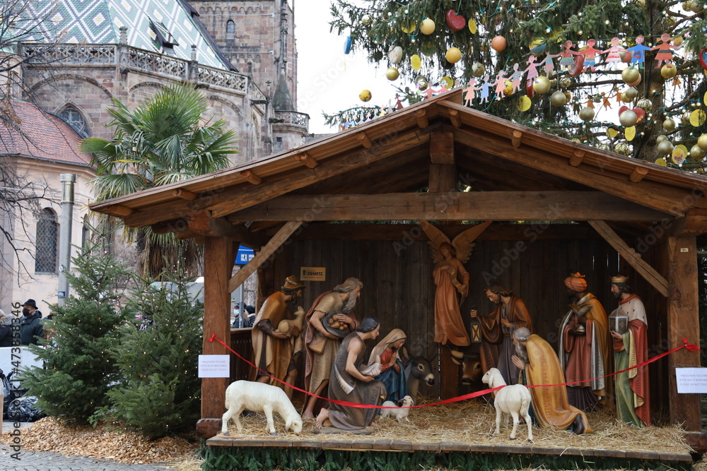 Obraz premium nativity hut