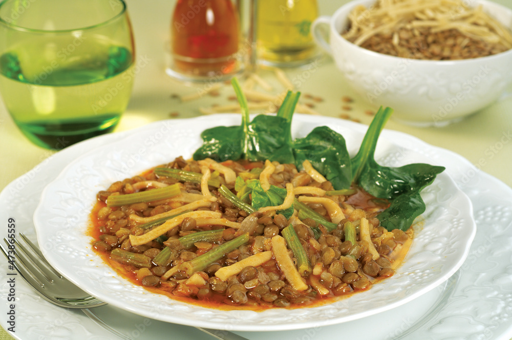 green lentils food