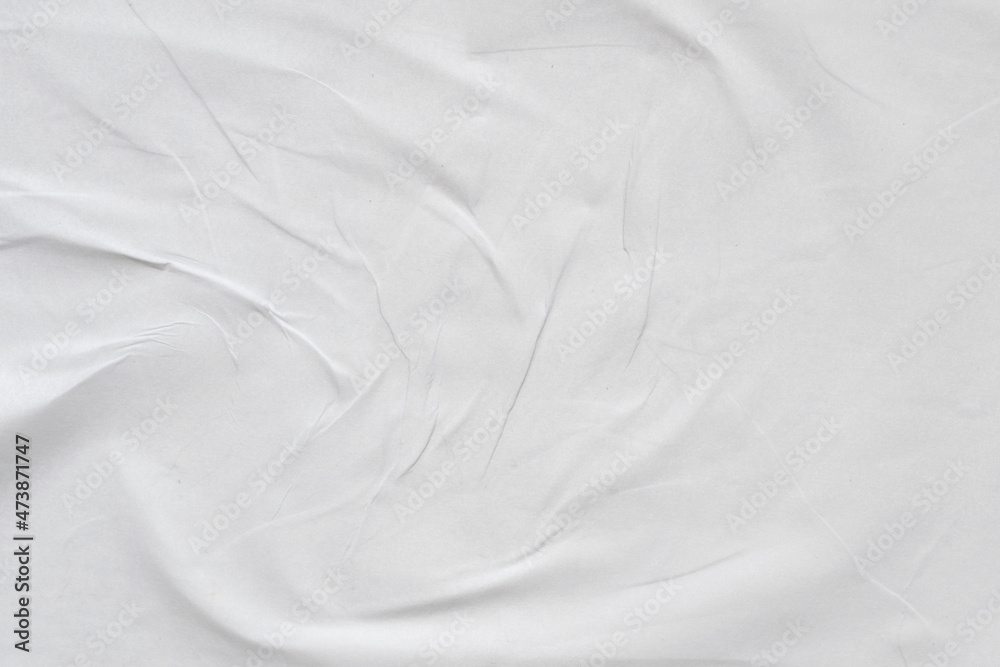 Crumpled white paper texture background. Crumpled white paper texture background.