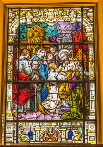 Saint Augustine Miracle Stained Glass Cathedral Saint Augustine Florida