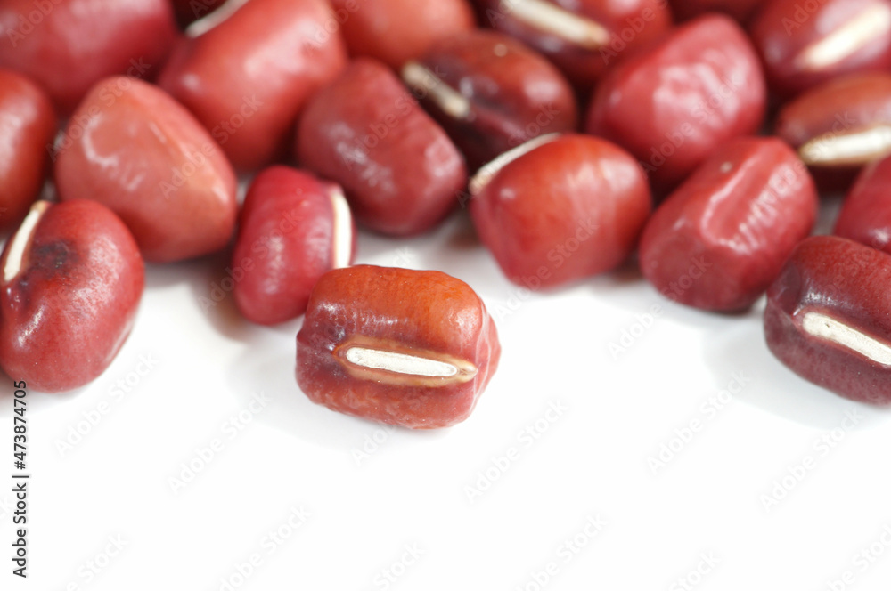 小豆　拡大撮影