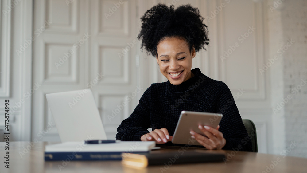 The designer works on the Internet online. A female blogger is playing the app. Student training on the college website. Workplace remote operation. The designer works on the Internet online. A female blogger is playing the app. Student training on the college website. Workplace remote operation.