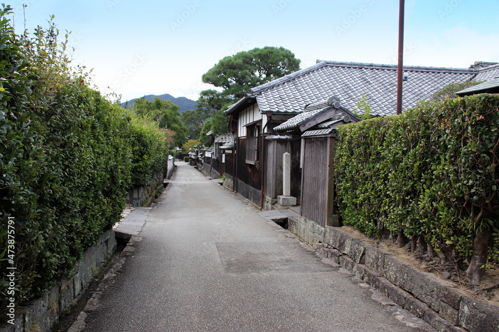 萩市の江戸屋横丁風景