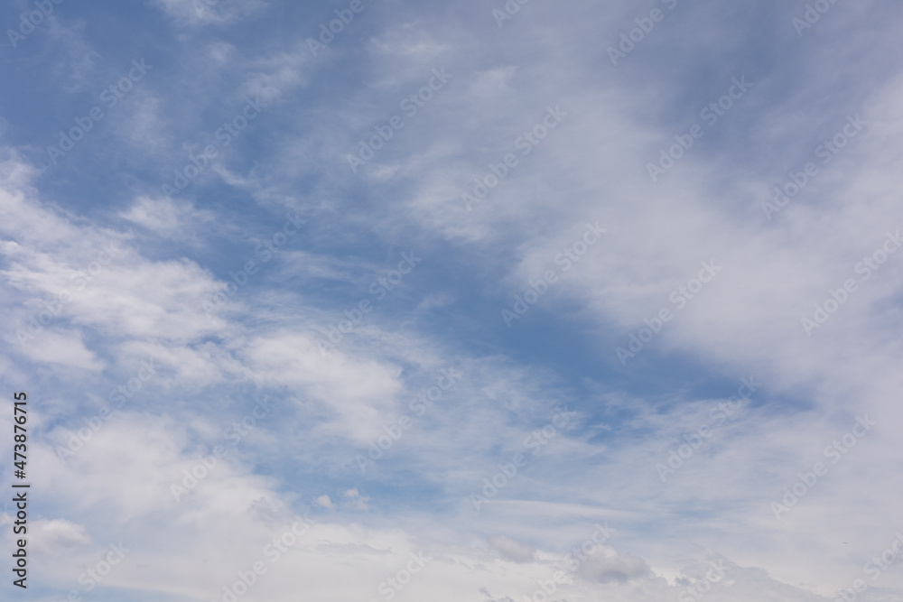 Obraz premium blue sky with white clouds