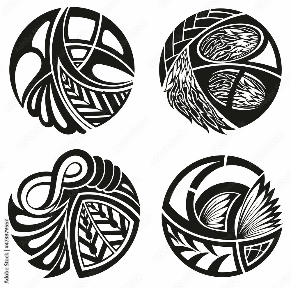 Tribal Tattoo Designs Graphic by ayyaraletterindo · Creative Fabrica