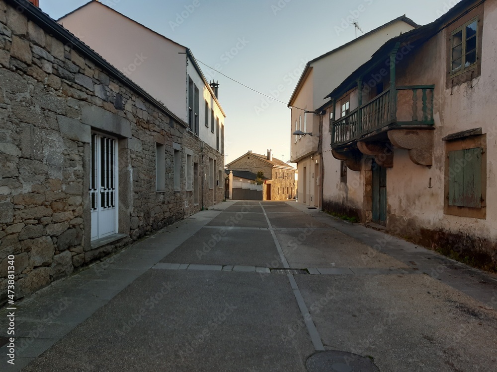 Calle histórica de Guitiriz, Galicia