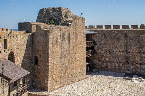 Fortress at the coast of the Danube River in Smederevo, Serbia