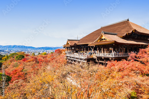 京都 紅葉の清水寺