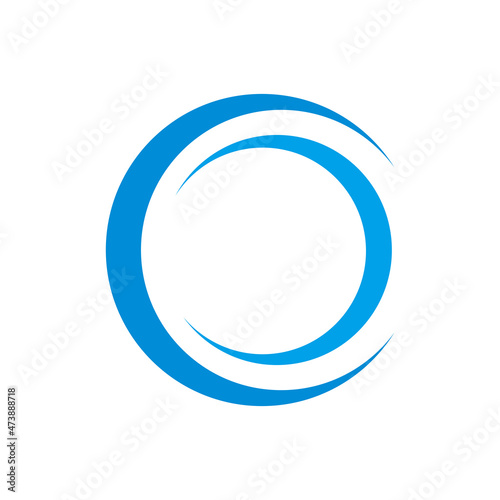 circle icon vector illustration sign on white background