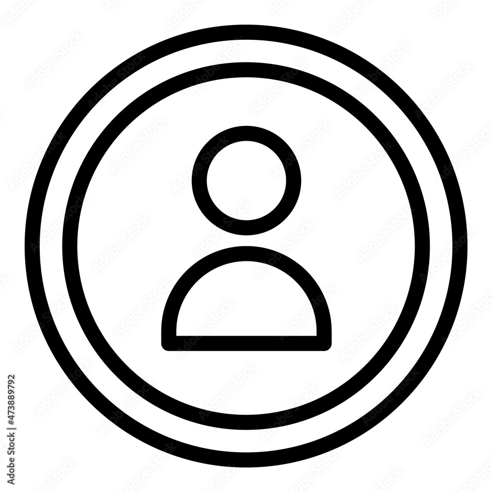 Person User Avatar Flat Icon Isolated On White Background Person User Avatar Flat Icon Isolated On White Background
