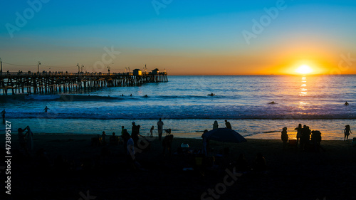 Sunset over the Pier