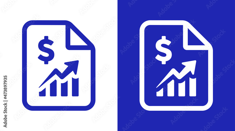 Business report icon. Statistic and analysis file vector illustration. Business report icon. Statistic and analysis file vector illustration.