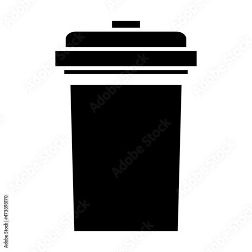 Trash bin icon