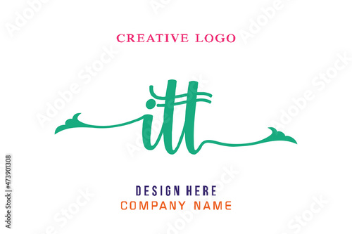 ITT lettering logo is simple, easy to understand and authoritative