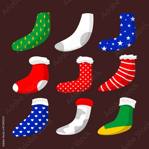 Cristmas shock collection vector