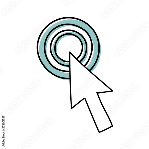 Click(クリック)のイラスト