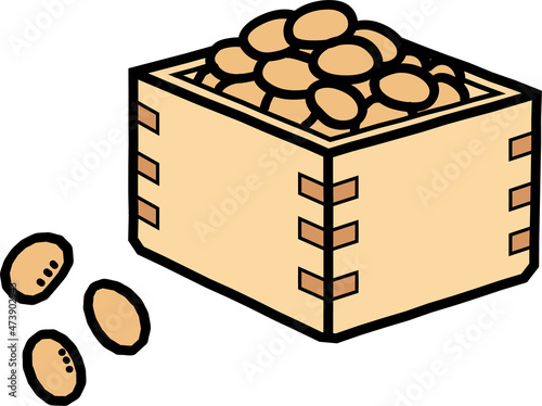 節分の福豆/This is a bean that is eaten at a traditional Japanese event. Call for happiness.