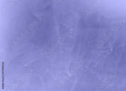 Violet Acrylic paint in water background. Peri Color of the year 2022. Very