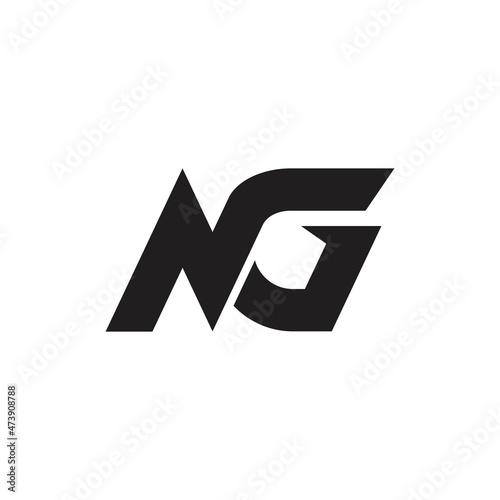 ng logo design simple and clean photo