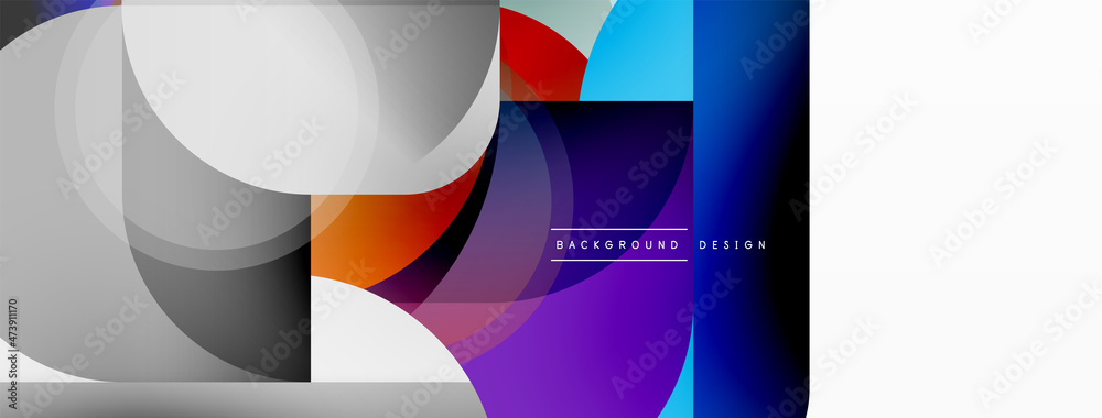 Geometrical minimal wallpaper. Geometric shapes. Vector illustration for wallpaper banner background or landing page Geometrical minimal wallpaper. Geometric shapes. Vector illustration for wallpaper banner background or landing page