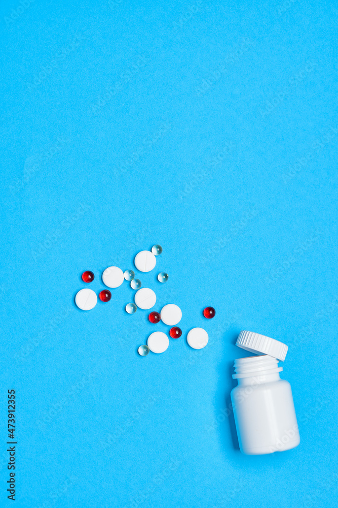 multicolored pills treatment health care close-up help multicolored pills treatment health care close-up help
