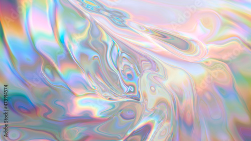 Fotografia Abstract pearl glowing iridescent mother of pearl background