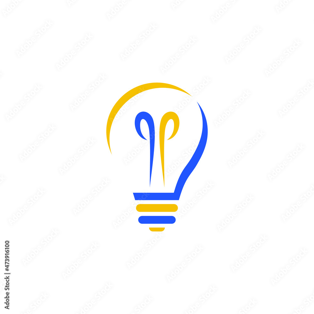 light bulb icon logo vector light bulb icon logo vector