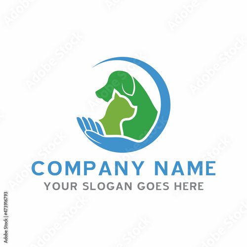 pets care logo , veterinary logo