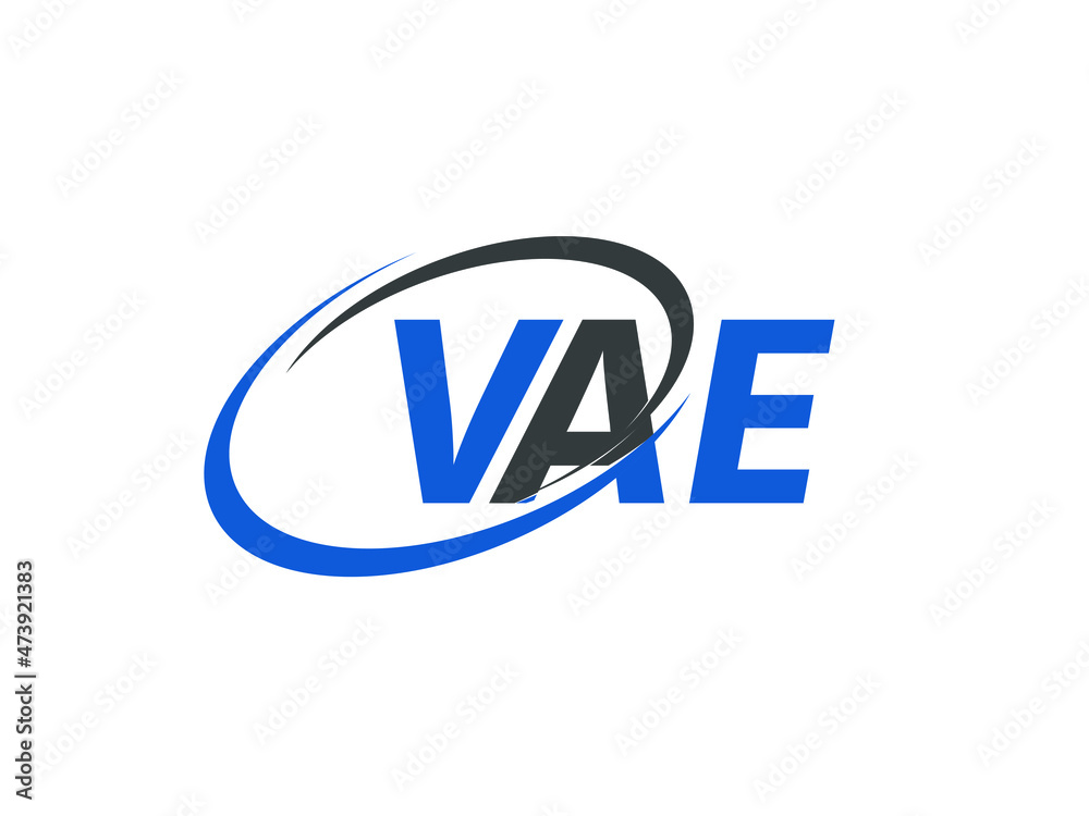 VAE letter creative modern elegant swoosh logo design VAE letter creative modern elegant swoosh logo design