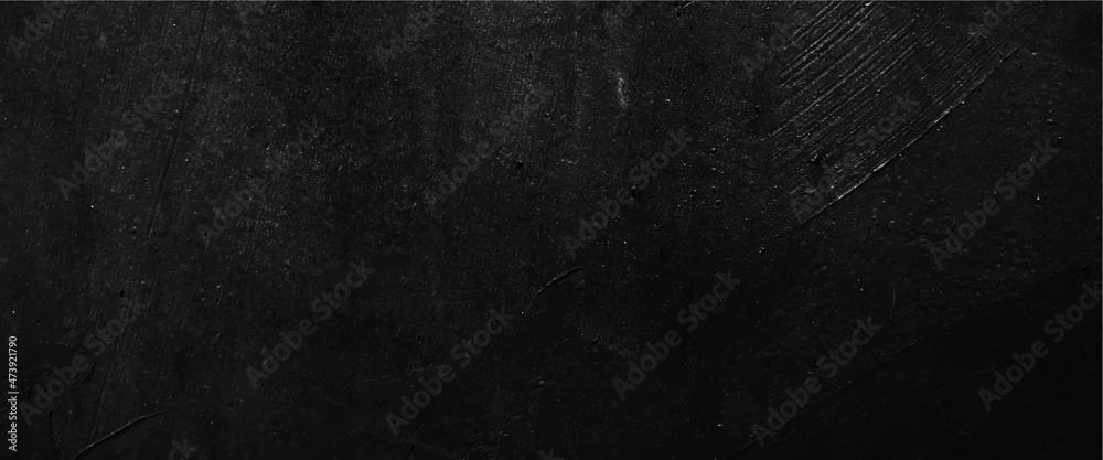 Abstract grungy Decorative Black wall background Vector with old distressed vintage grunge texture. pantone of the year color concept background with space for text. Fit for basis for banners