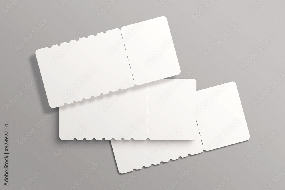 Blank invitation card, email signature, ticket, envelope paper mockup Blank invitation card, email signature, ticket, envelope paper mockup