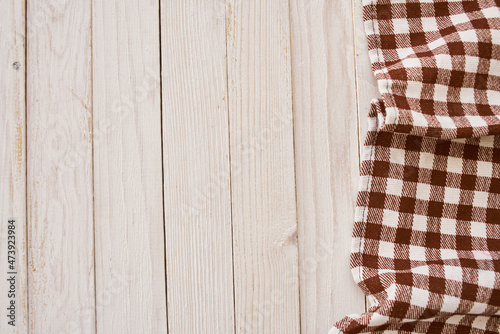 tablecloth on wooden table texture decoration kitchen top view