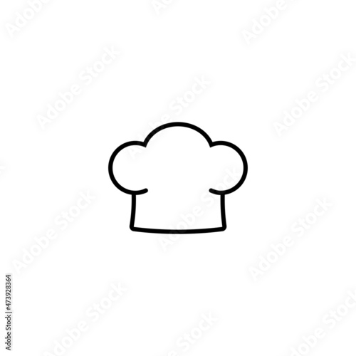 Chef hat symbol concept. Flat and isolated vector eps illustration icon with minimal and modern design. EPS 10