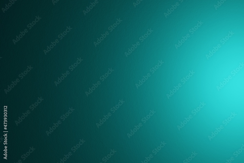 teal color texture. Abstract background with light coming from right teal color texture. Abstract background with light coming from right