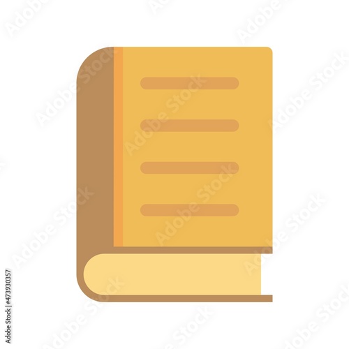 Book Flat Vector Icon Design