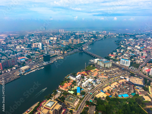 city skyline, Falomo, Ikoyi