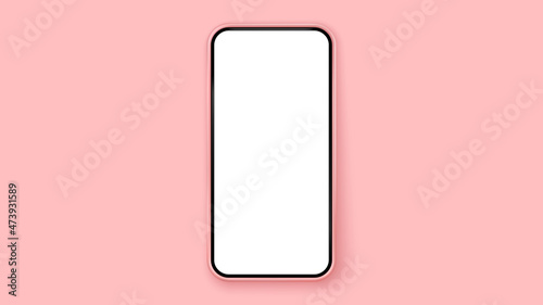Smartphone 3d vector illustration. Smartphone online entertainment. Online shopping, mobile gaming, applications, network and social media. Trendy pastel colors.