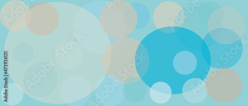Blue background with circles of different diameters with a transparency texture, aqua in the template for the cover. Turquoise pattern for web screensaver.