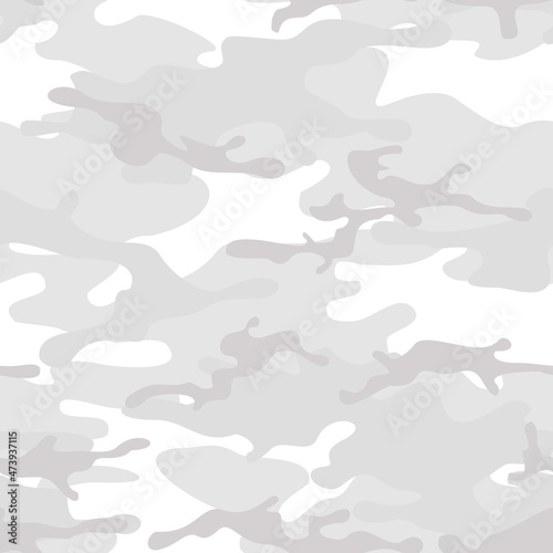 Camouflage seamless pattern. Military texture. Print on fabric and clothing. Vector