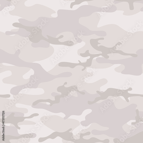 Camouflage seamless pattern. Military texture. Print on fabric and clothing. Vector