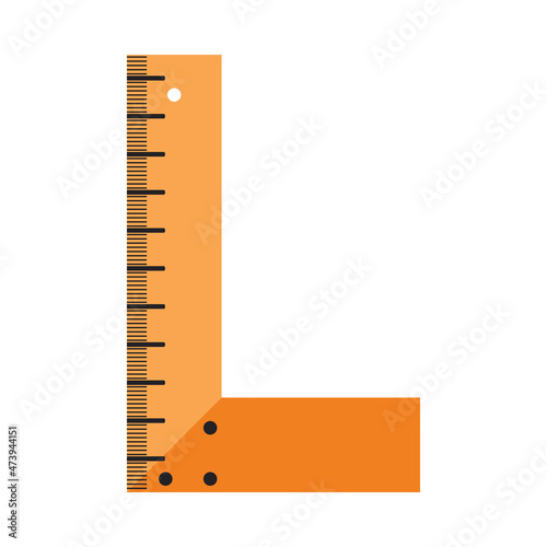 Fotografie Icon Of Setsquare