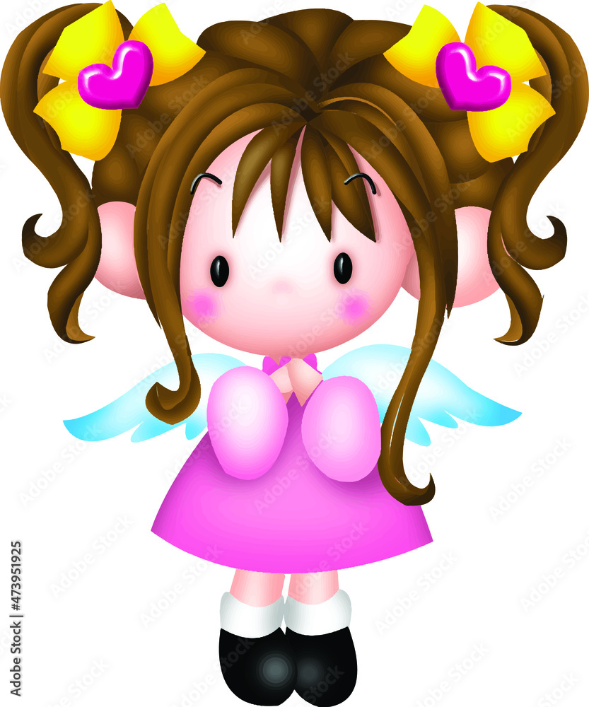 Fototapeta premium little girl